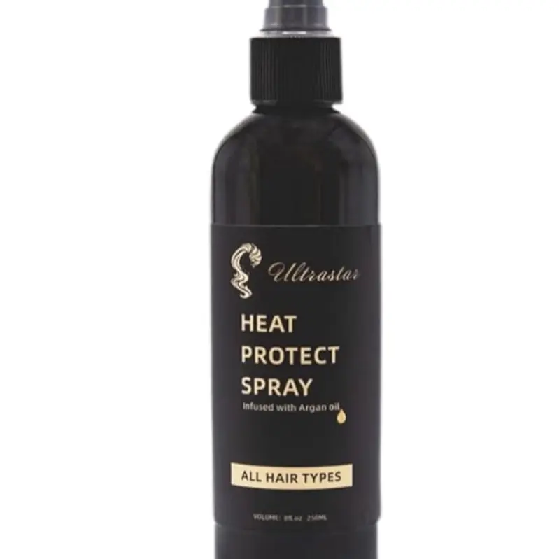 Ultrastar Treatments Heat Protect Spray for All Hair Types with Argan Oil Infusion, 8 fl oz