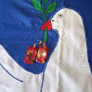 Navajo Sterling Silver Teardrop Earrings