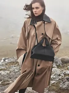 Elegant Unique Dumpling Bag, Simple Soft Leather Tote, Minimalist Genuine Leather Texture, Commuter Versatile Shoulder Crossbody Bag for Women