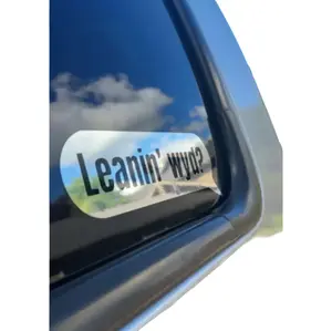 Leanin' WYD Text Bubble Decal | Leanin' WYD Decal for Car or Truck | 8" Decal
