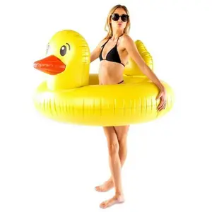 HUGE Rubber Ducky Pool Float – Giant 4FT Inflatable for Kids & Adults 🦆💦