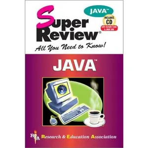 USED-Java Super Review w/ CD-ROM (Super Reviews Study Guides) by Rea (Paperback)