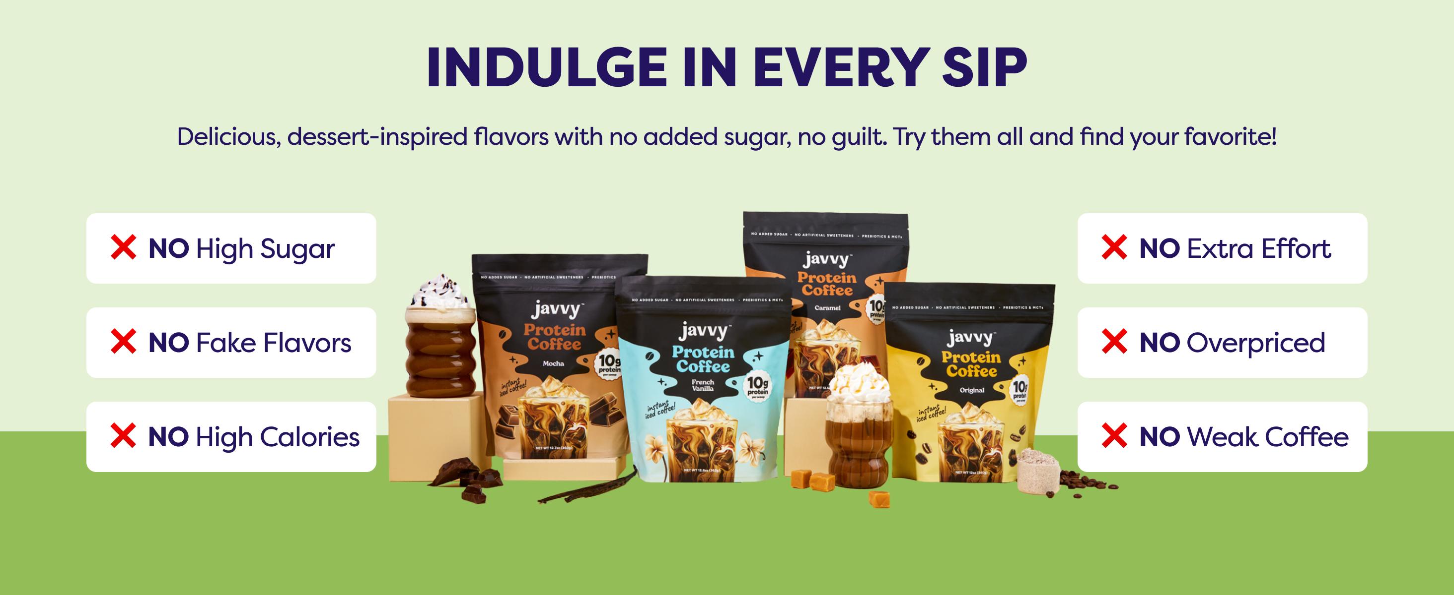 Javvy Banana Cloud Protein Latte TikTok Exclusive Bundle Banana Bread Protein Coffee and Sweet Cream Collagen Protein Creamer Premium Whey Protein Instant Mix, 100% Natural, No Artificial Flavors & Sweeteners, No Added Sugar, 80 mg Caffeine Per Serving Javvy Banana Cloud Protein Latte TikTok Exclusive Bundle Banana Bread Protein Coffee and Sweet Cream Collagen Protein Creamer Premium Whey Protein Instant Mix, 100% Natural, No Artificial Flavors & Sweeteners, No Added Sugar, 80 mg Caffeine Per Serving