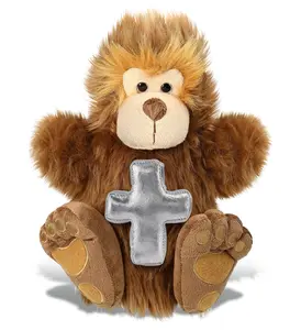 PLUSH CROSS - SUPER-SOFT PLUSH HAND PUPPET - BIG FOOT