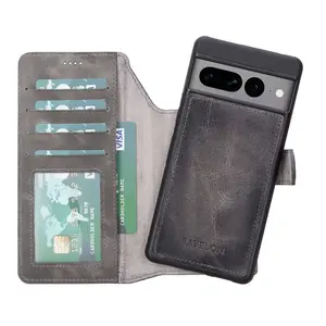 Google Pixel 7 Pro Detachable Leather Wallet Case