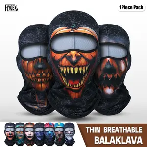 Summer Unisex Skull Print Beanie, Sun Protection Dustproof Balaclava, Lightweight Breathable Outdoor Cycling Mask, Fashion Universal Sports Gear