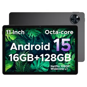 U11 11" Tablet, Android 15, Gemini AI, 16GB+128GB/2TB, 8580mAh, 5G WiFi, Widevine L1, 13MP Camera, GPS, OTG