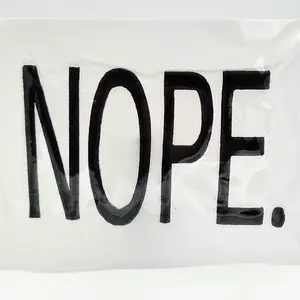 NOPE. PUFF Embroidered HAT/POCKET Patch