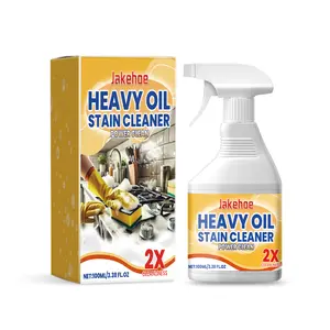 100ML Oil Stain Cleaner, Heavy Oil Cleaner, 1 Count Degreaser Cleaner Spray, Household Kitchen Cleaning Tool for Oven, Stove, Range Hood