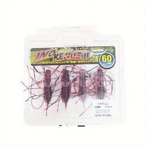 [CWJ]5-Pack Multi-Tentacle Swimbait, Floating Legs Combo with Sharp Treble Hooks for Lake Bass and Paddle Tail Fishing, Vibrant Yellow Freshwater Lure.