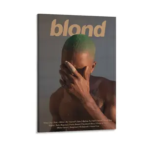 Frank Ocean Poster, Blond Poster, Blond Album, Music, Album Cover, Wall Art, Home Decor