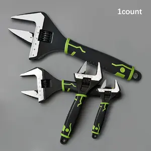 Adjustable Wrench, Multi-Function Quick Opening Pliers, Multifunctional Wrench, Chrome Vanadium Steel, Non-Slip Handle, 6/8/10/12 Inch, Home & Industrial Use