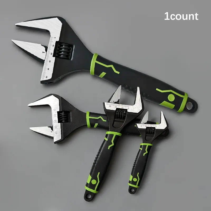 Adjustable Wrench, Multi-Function Quick Opening Pliers, Multifunctional Wrench, Chrome Vanadium Steel, Non-Slip Handle, 6/8/10/12 Inch, Home & Industrial Use