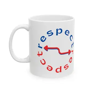 Positive Karma Respect Leads to Respect Mug | Ceramic Coffee Mug, Inspirational Quote