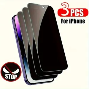 Protect Your iPhone 12 Pro Max with Anti-Spy Tempered Glass - 3PK Screen Protector Kit