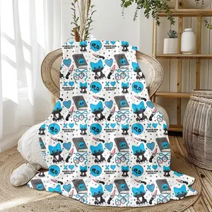 Lights out book blanket for readers dark romance merch blanket for book lovers romance reader bookish blanket