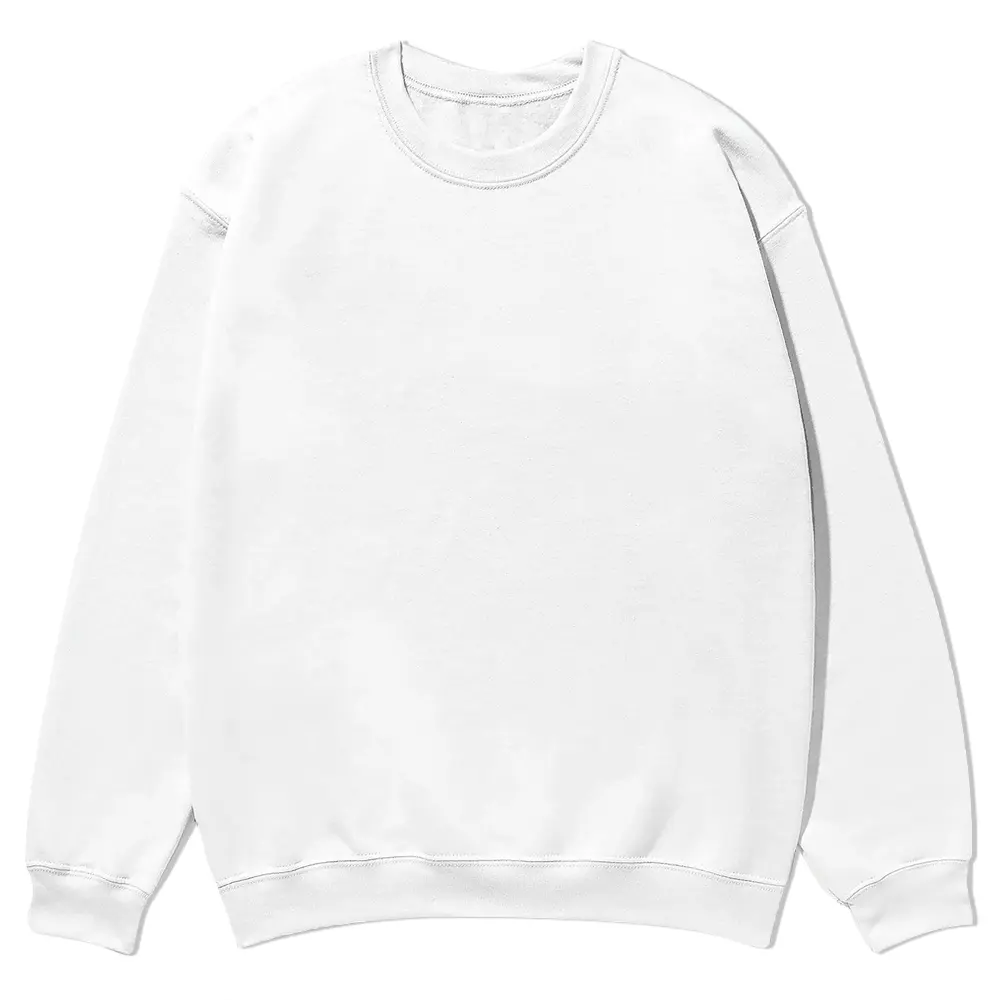 [Tiktok Shipping][Solid Color] Unisex Classic Cotton Crew Neck Sweatshirt S-5XL Sizing basic Sweatshirt breathable suitable for daily wear Essential Basic Wear