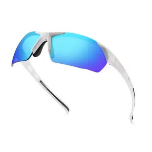 SINSPORT windproof eyewear Wrap Around Sport Sunglasses for Men Women UV400 Lightweight Baseball Softball Running Cycling Sun Glasses