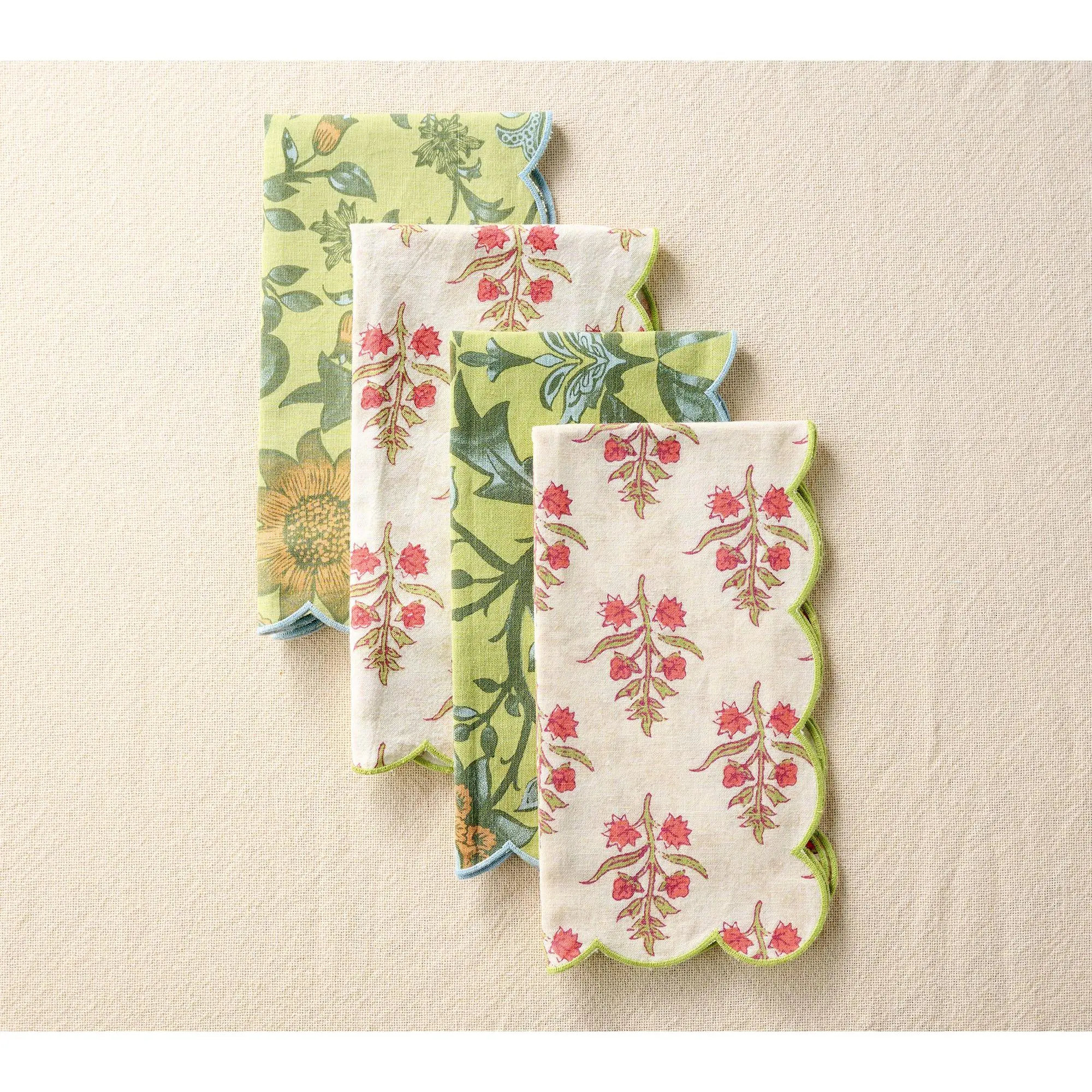Cozy Cottage by Liz Marie Set of 4 Napkins Cozy Cottage by Liz Marie Set of 4 Napkins
