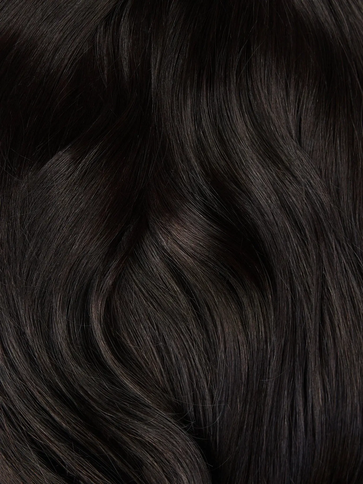 Soft Black (1C) 20" Single Weft - Clip-Ins