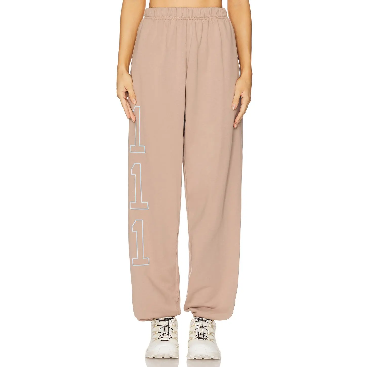The Mayfair Group Mayfair Angels Sweatpants in Taupe