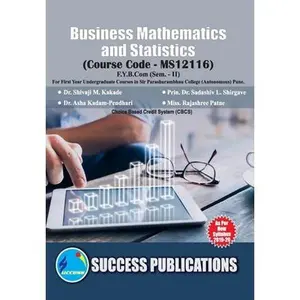 USED-Business Mathematics and Statistics(F.Y.B.Com, S.P. College, Sem.-II) by Shivaji M. Kakade, Prin Sada (Paperback)