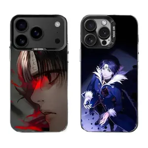 Anime HUNTER×HUNTER Chrollo Lucilfer Phone Cases For iPhone 17 Promax Pro Air 16 Plus 15 14 13 12 11 Black IMD Matte Shockproof Protective Cover Perfect Christmas Halloween Birthday Gift