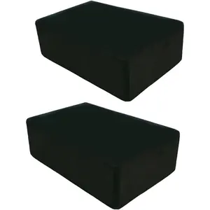 Yoga Blocks 2 Pack, Lightweight Premium EVA Foam Yoga Blocks, Non Slip Supportive Foam Blocks Yoga, Pilates, Stretching and Meditation, Women Men Yogi Yoga Beginners (2pc)