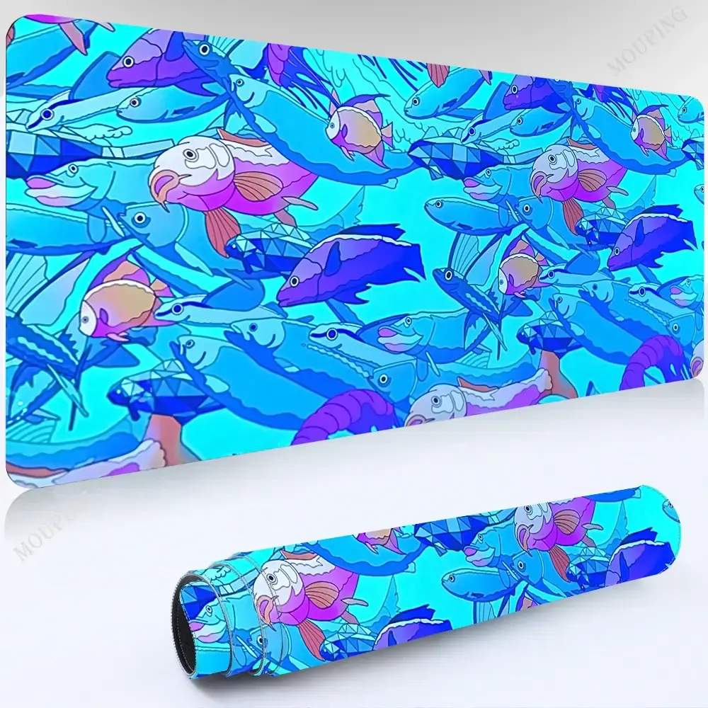 Mouse Pad Laptop Office Gaming Pad on The Table Setup Gamer Accessories Anime Mouse Mats Table Mat Mouse Carpet Rug Keyboard Rug