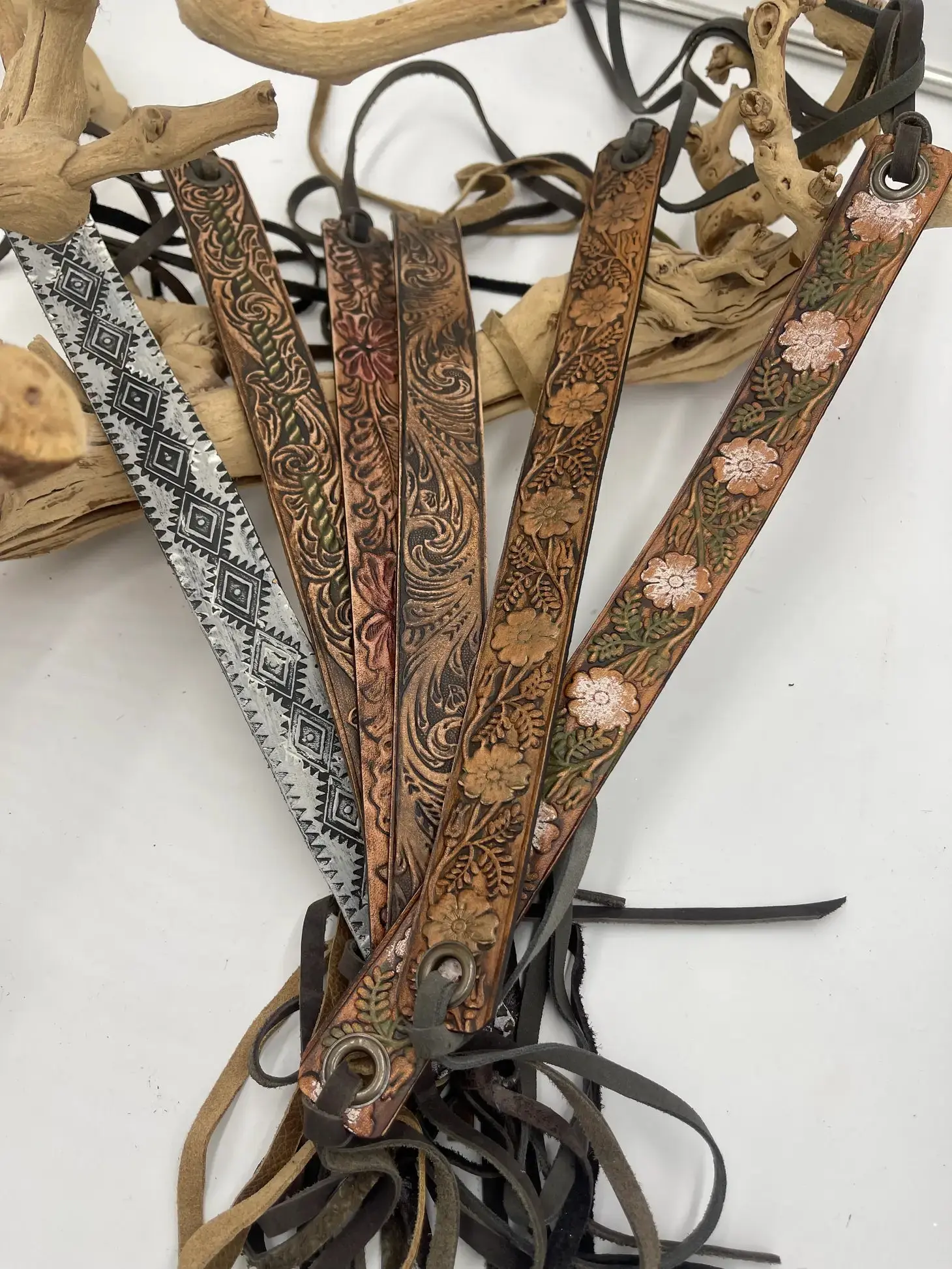Bundle Hand Tooled Hatbands
