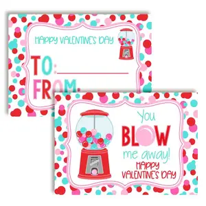 Kids Classroom Valentine Exchange Cards