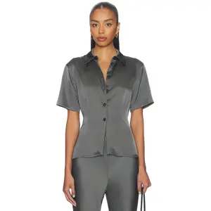 EAVES Groa Cinched Top in Granite