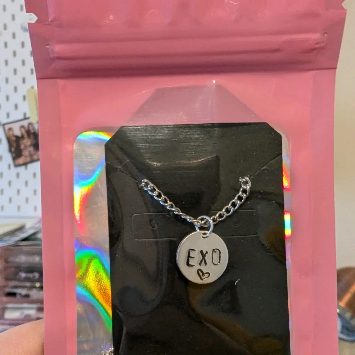 EXO charm necklace