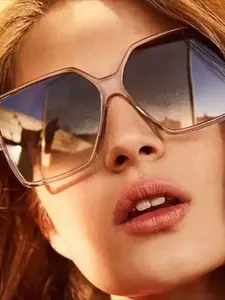 New women's large frame UV protection sunglasses women's ins square slimming sunglasses fashion sunscreen glasses
