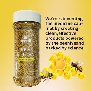 Newcell BEE POLLEN Nourish + Support - A Boost Of Natural Energy Post - Workout Recovery DailyBoost OfVitamins Minerats, AndMany Other Nutrients