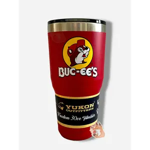 Buc-ee's Yukon Outfitters Red 30oz Tumbler