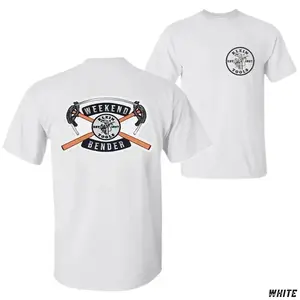 Klein Tools T-Shirt – Sport Grey Utility Tee with “Weekend Bender” Graphic and Lineman Tools Motif for Blue-Collar Weekenders & Trade Workers graphic tee