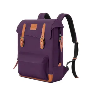 ROCKBROS Retro-Modern Aesthetic Folding Bike Backpack Dual Use 8.3L Capacity Fits 14" Laptop Urban Commuting & Outdoor Adventures