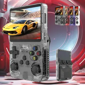 R36s Retro Handheld Game Console, 64GB Storage, 20000 Classic Games, Portable Vintage Gaming Machine, 3.5 Inch HD IPS Screen, Digital Console