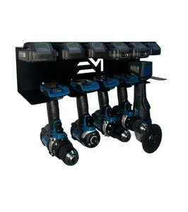 Hercules 20V Drill and Battery Shelf for Efficient Storage and Organization of Power Tools