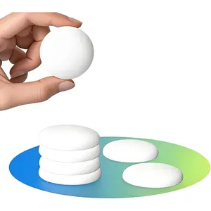 Wall Protctors from Door Knobs- Whit Silicon Door Stopprs Wall Protctor-Prmium Door Bumpr Wall Guards for Hom or Offic -Slf Adhsiv Door Handl Bumpr Guard Stoppr Rubbr Stop 6 count