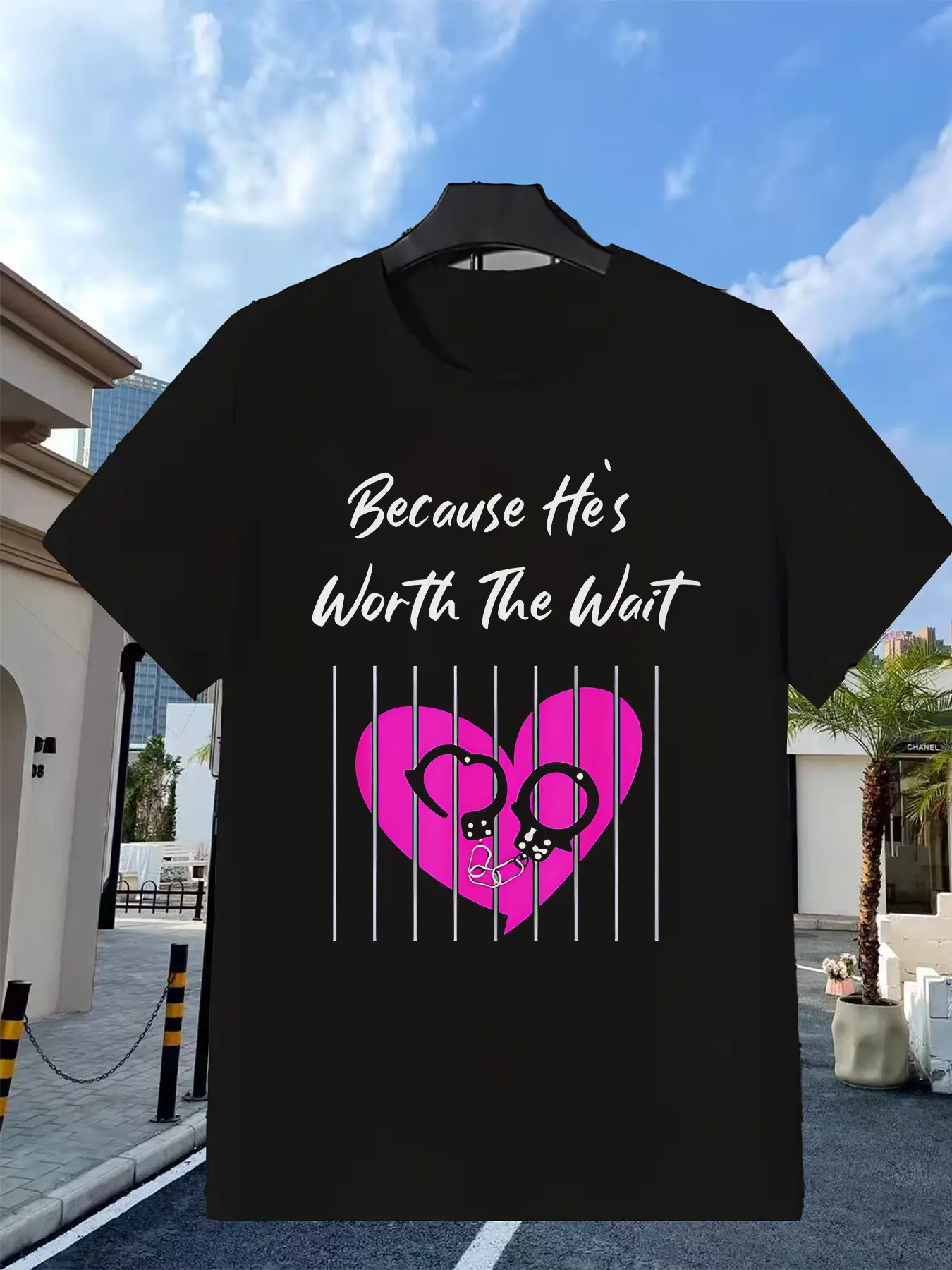 Prison Inmate ID T Shirt Soft Everyday & Christmas Eve Outfit Seasonal Casual Wear Festive Design Comfortable Fit Top