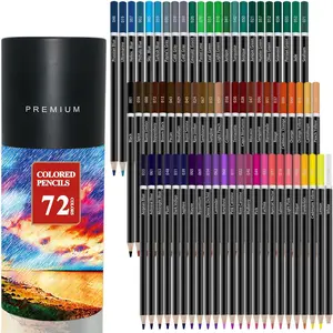 Colored Pencils for Adult Coloring Books, 72 Colored Professional Drawing Pencils, Coloring Pencils for Adults Beginners Teen & Pro.