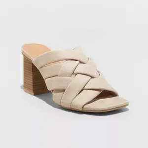 Women's Andy Heels - Universal Thread Tan 9.5 Footwear Shoe
