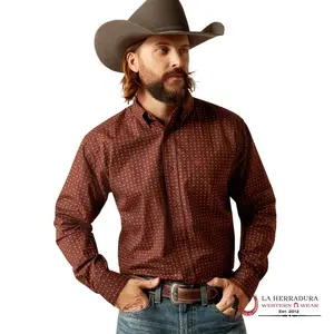 Ariat Seabrook Long Sleeve Shirt Brown Classic Fit- 10052369