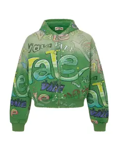Vale Forever Spearmint Zip Up Hoodie Green