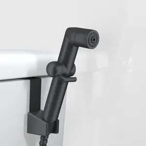 Hygienic Handheld Bidet Sprayer，Wall or Toilet Mount, Ideal for Baby Diaper Cleaning, Bathroom Muslim Shower Attachment, Flexible Hose Included