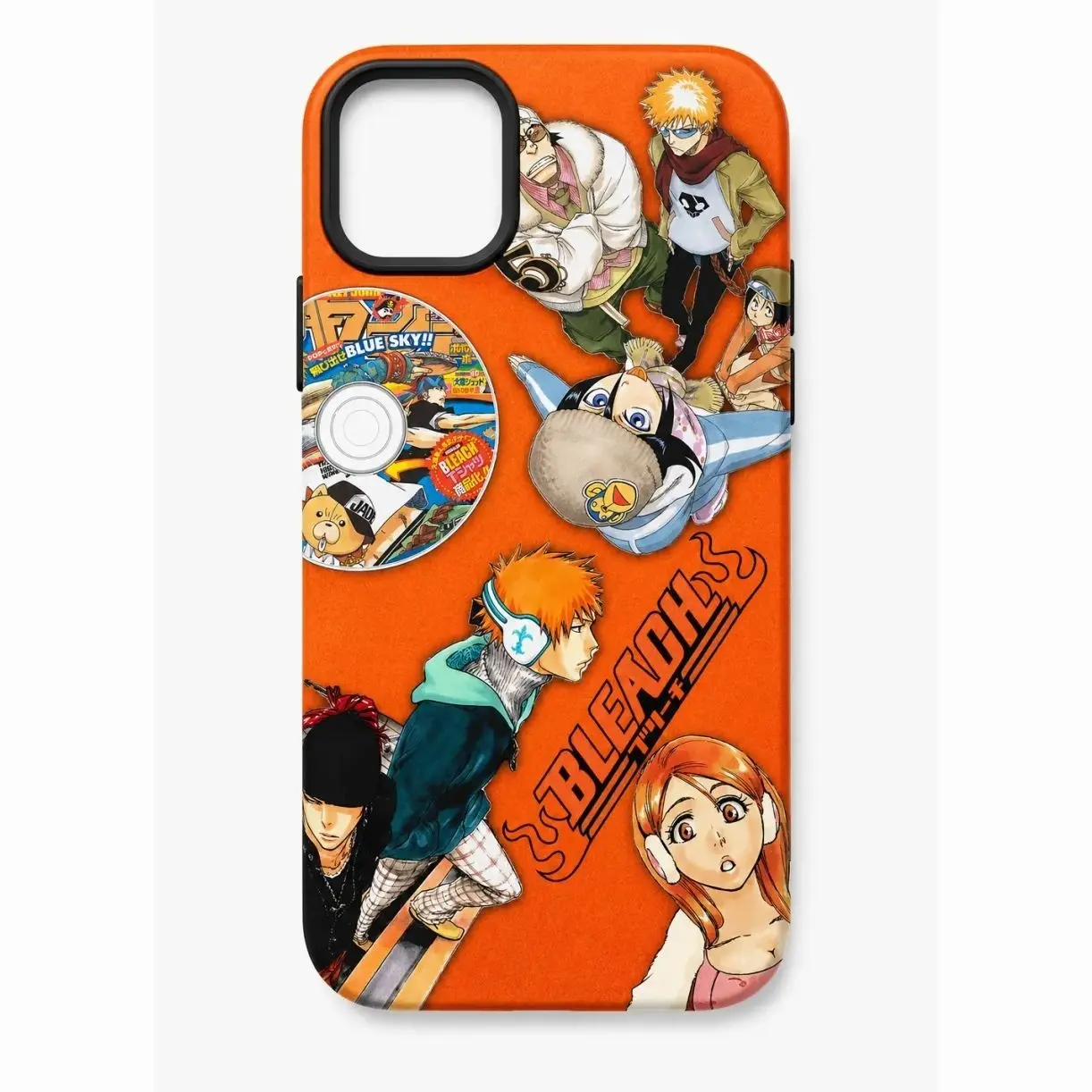 Bleach Anime MagSafe iPhone Case – Ichigo Orihime Rukia Orange Manga Phone Cover for iPhone17 17pro 17 16 15 14 13 12 11,、