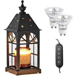 Candle Warmer Lamp - Timer - Electric Wax Warmer - Adjustable - Farmhouse Style