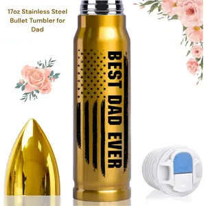 17oz Stainless Steel Bullet Tumbler for Dad, Insulated Coffee Mug Birthday Gift Father Day Gift